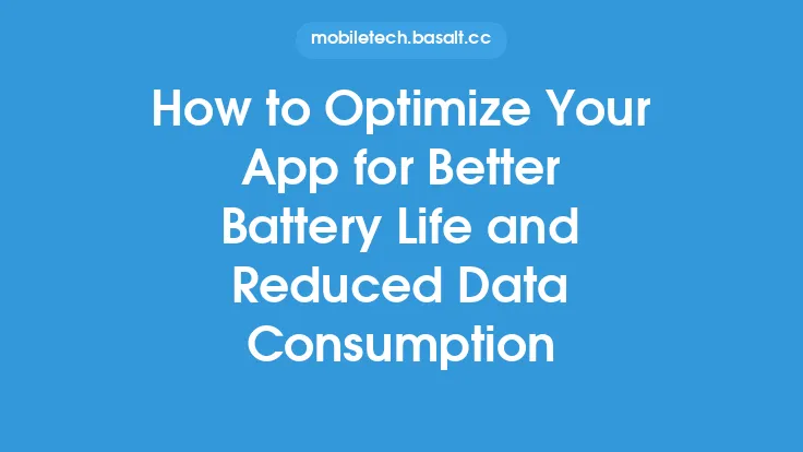 How to Optimize Your App for Better Battery Life and Reduced Data Consumption Thumbnail