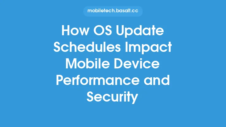 How OS Update Schedules Impact Mobile Device Performance and Security Thumbnail