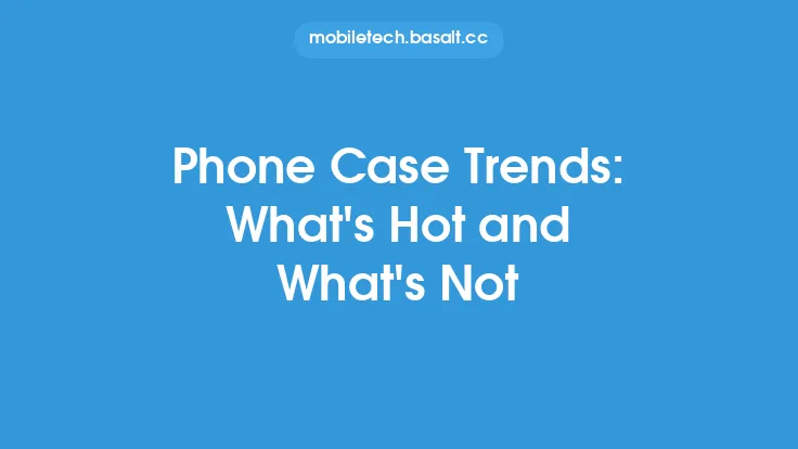 Phone Case Trends: What