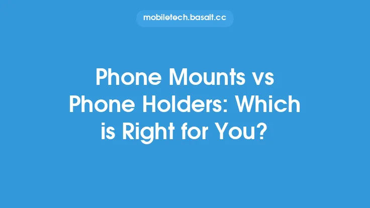 Phone Mounts vs Phone Holders: Which is Right for You? Thumbnail