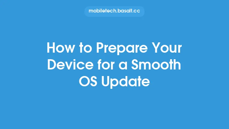 How to Prepare Your Device for a Smooth OS Update Thumbnail