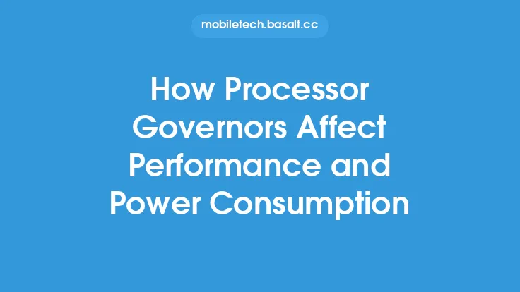 How Processor Governors Affect Performance and Power Consumption Thumbnail