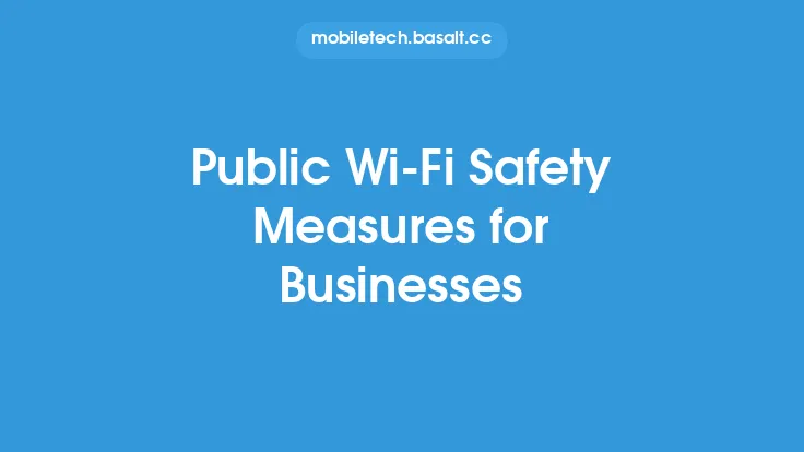 Public Wi-Fi Safety Measures for Businesses Thumbnail