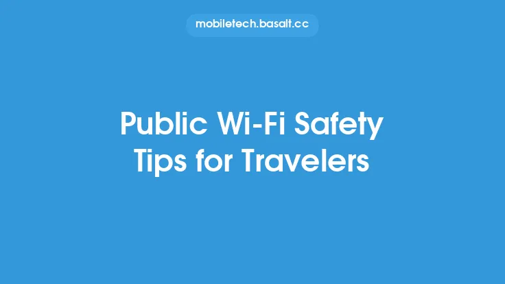 Public Wi-Fi Safety Tips for Travelers Thumbnail