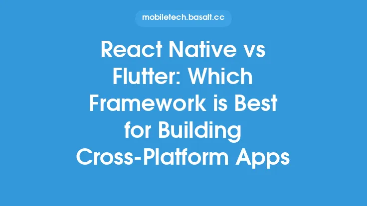 React Native vs Flutter: Which Framework is Best for Building Cross-Platform Apps Thumbnail