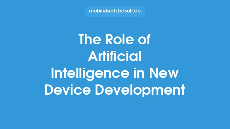 The Role of Artificial Intelligence in New Device Development Thumbnail