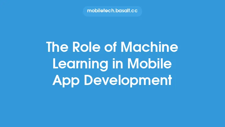 The Role of Machine Learning in Mobile App Development Thumbnail