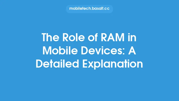The Role of RAM in Mobile Devices: A Detailed Explanation Thumbnail