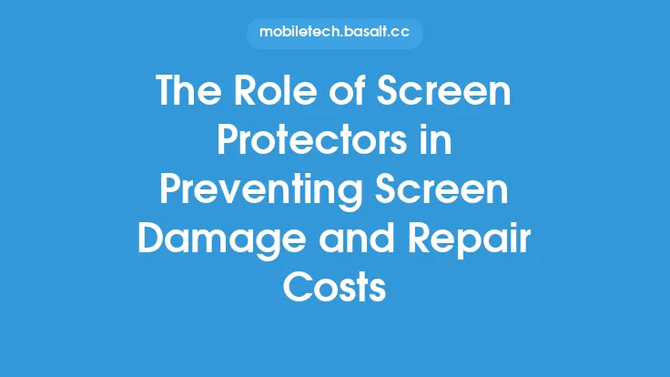 The Role of Screen Protectors in Preventing Screen Damage and Repair Costs Thumbnail