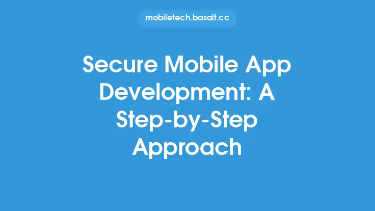 Secure Mobile App Development: A Step-by-Step Approach Thumbnail