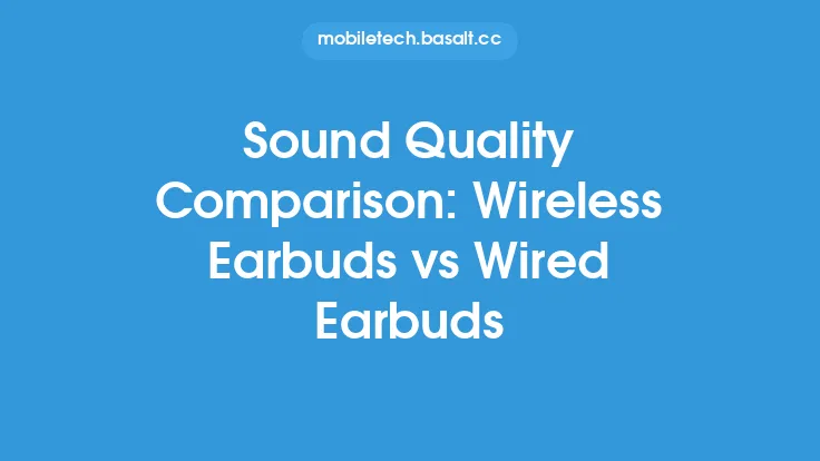 Sound Quality Comparison: Wireless Earbuds vs Wired Earbuds Thumbnail