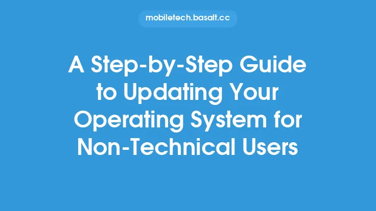 A Step-by-Step Guide to Updating Your Operating System for Non-Technical Users Thumbnail