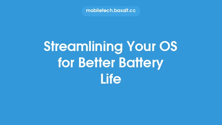 Streamlining Your OS for Better Battery Life Thumbnail