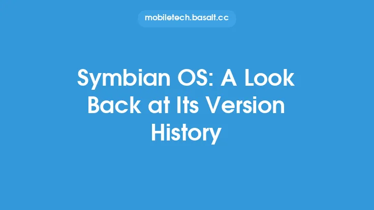 Symbian OS: A Look Back at Its Version History Thumbnail