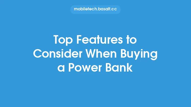 Top Features to Consider When Buying a Power Bank Thumbnail