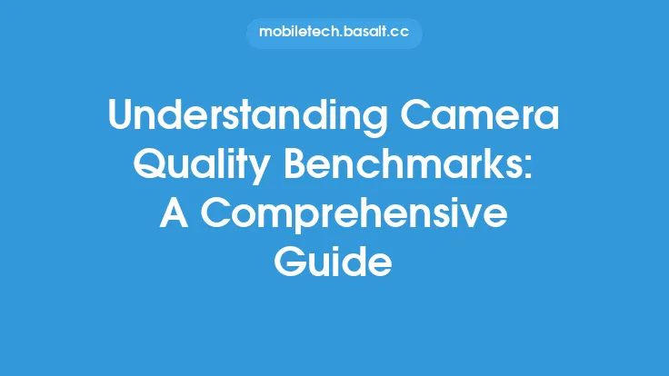 Understanding Camera Quality Benchmarks: A Comprehensive Guide Thumbnail