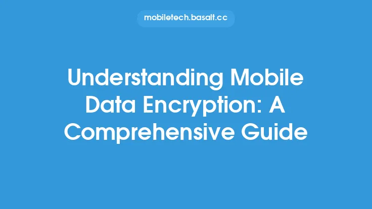 Understanding Mobile Data Encryption: A Comprehensive Guide Thumbnail