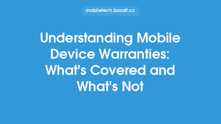Understanding Mobile Device Warranties: What