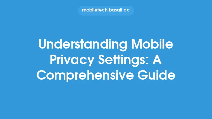 Understanding Mobile Privacy Settings: A Comprehensive Guide Thumbnail