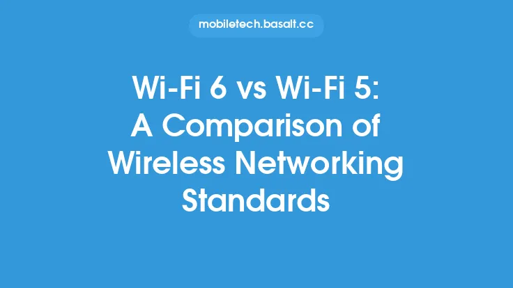 Wi-Fi 6 vs Wi-Fi 5: A Comparison of Wireless Networking Standards Thumbnail