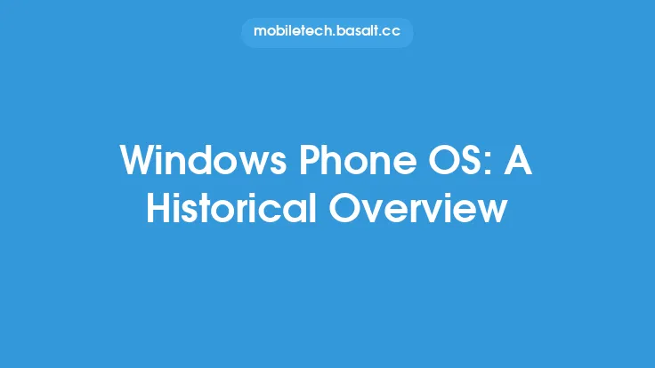 Windows Phone OS: A Historical Overview Thumbnail