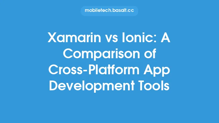 Xamarin vs Ionic: A Comparison of Cross-Platform App Development Tools Thumbnail